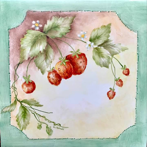 EASY Strawberries Study & Tutorial