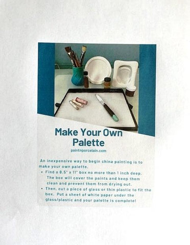 Make Your Own Palette - Free Printable.